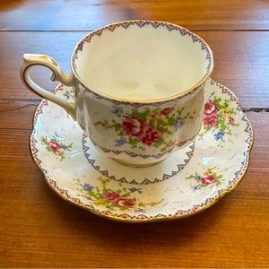 Petit Point cup and saucer
by ROYAL ALBERT